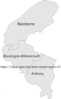 enlevement epave Hauts-de-Seine 92
